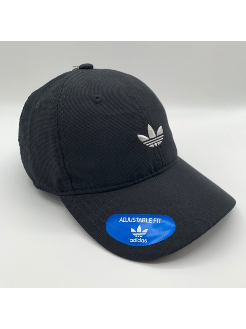 Adidas Unisex Black Athletic Relaxed Fit Strapback Hat New